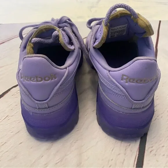 Reebok X Cardi B Club C - Purple GX7632 Womens Shoes Sneakers - Picture 7 of 10